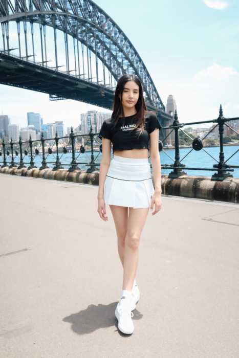 Malibu Baby Tee in Black