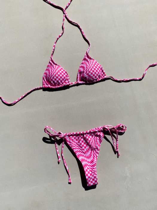 Nixie Bikini Set in Pink