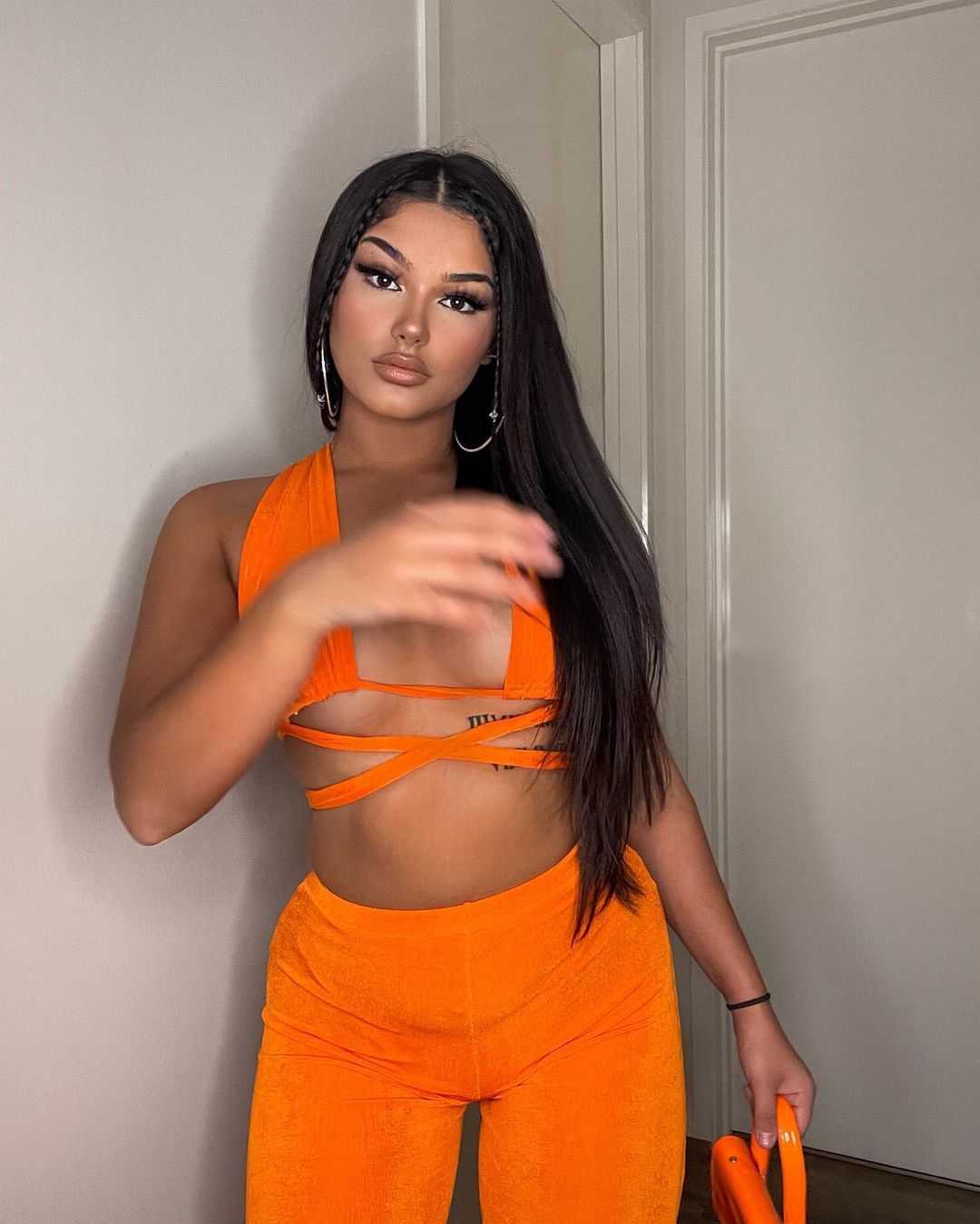 Yaritza Set in Orange