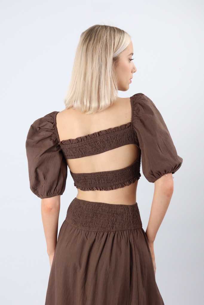 Charmaine Top in Brown