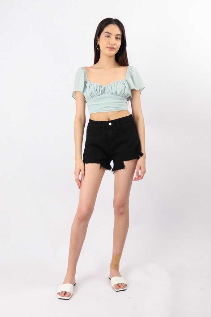 Talulla Ruched Tie Back Top