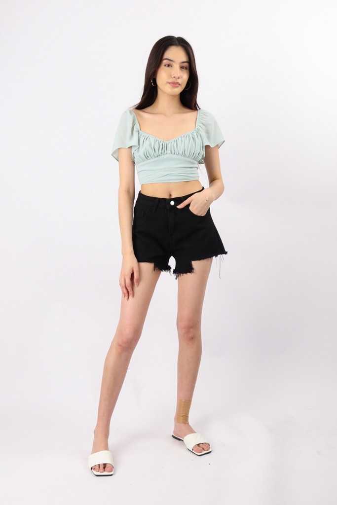 Talulla Ruched Tie Back Top