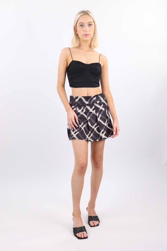 Roxanne Mini Skirt in Black