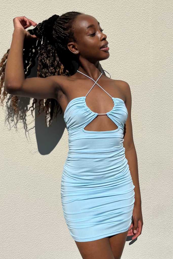 Macie Halter Mini Dress 