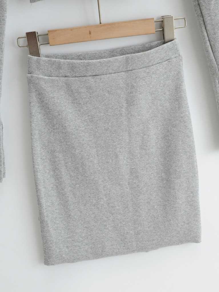 Edith Set in Melange Grey