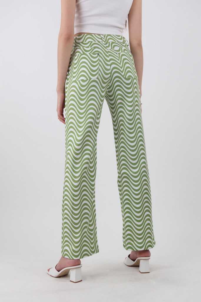 Fiji Swirl Jeans in Green